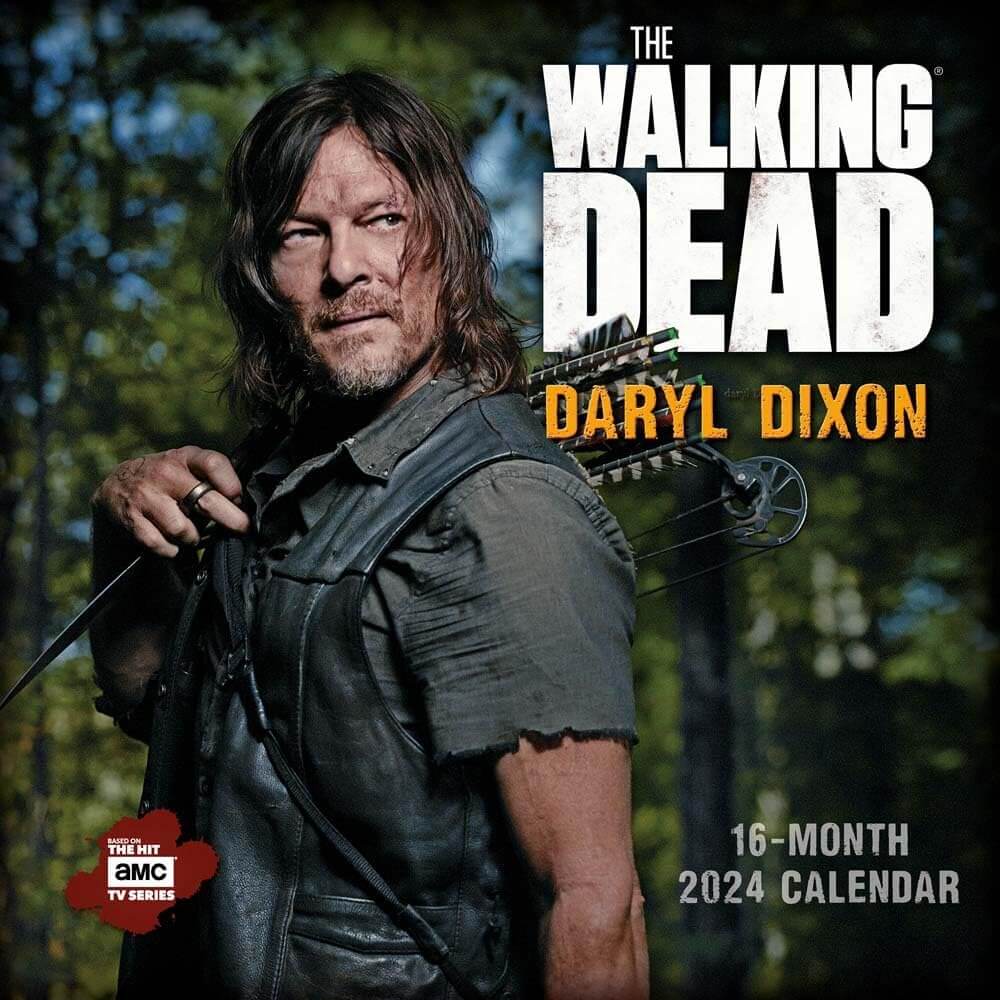 The Walking Dead Daryl Dixon 2024 16-Month Wall Calendar – The Walking Dead  Shop