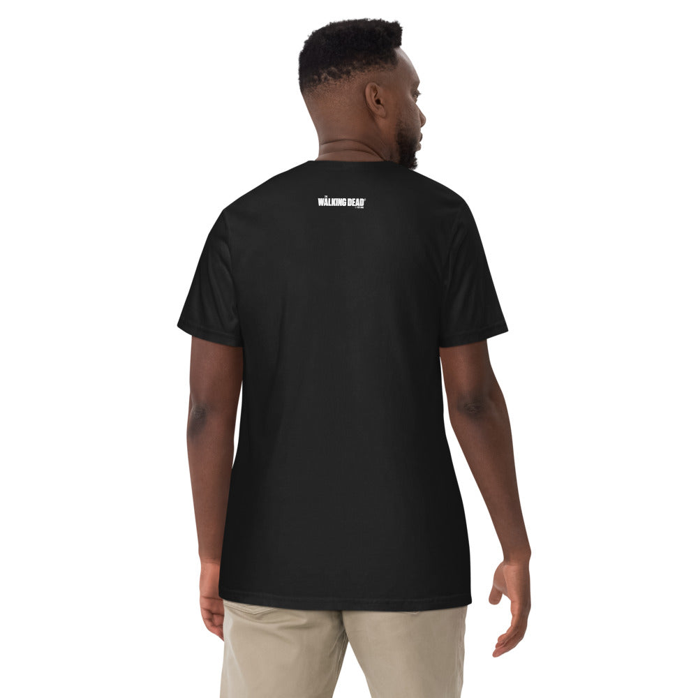 The Walking Dead Comfort Colors T-Shirt 15th Anniversary 'Officer Friendly' Badge