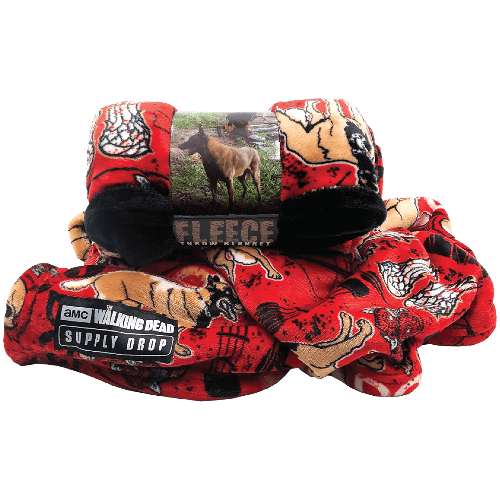 The Walking Dead Exclusive Dog Throw Blanket