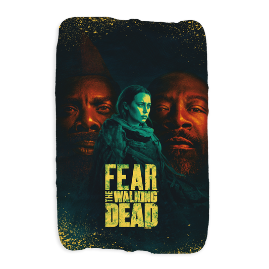 Fear The Walking Dead Season 7B Key Art Sherpa Blanket-0
