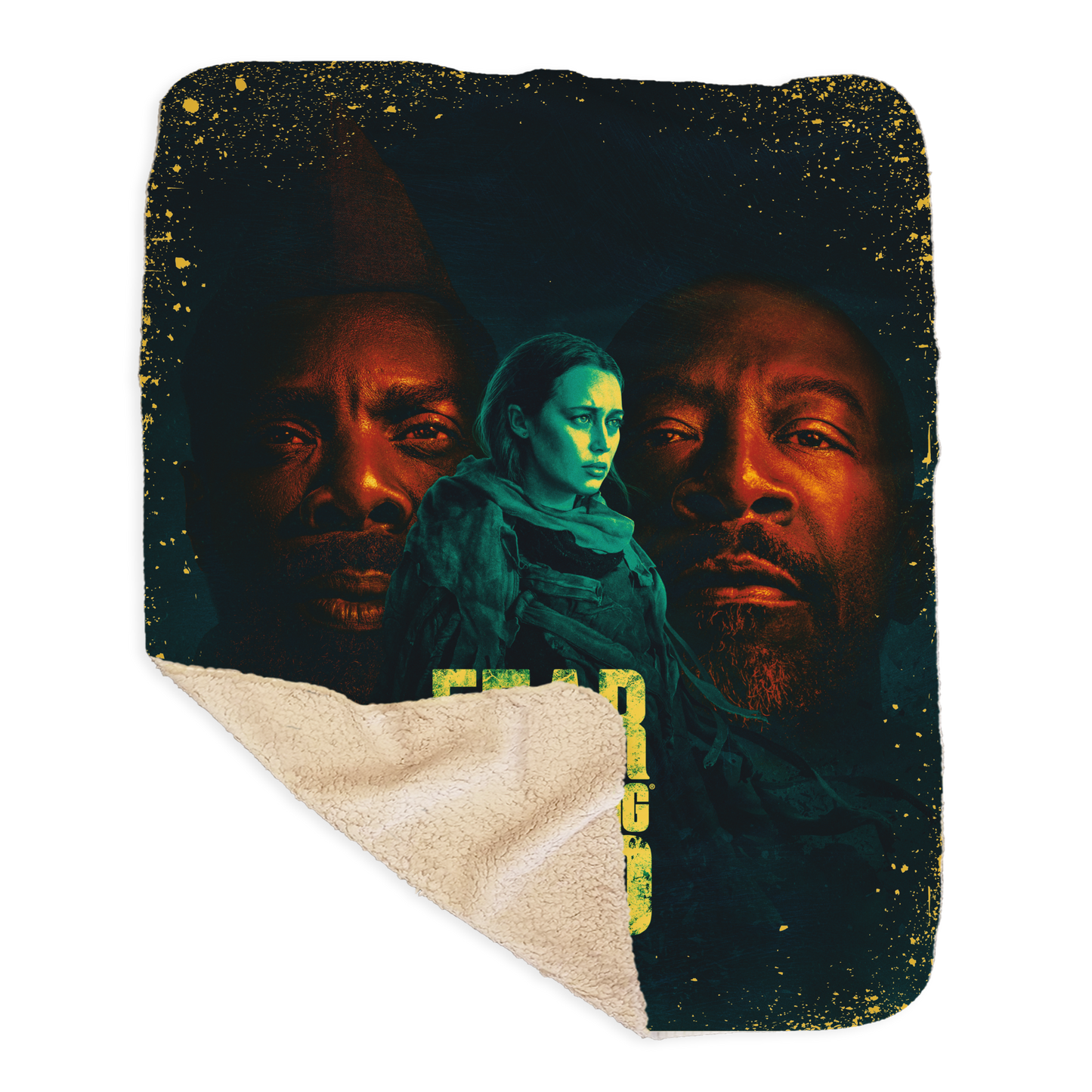 Fear The Walking Dead Season 7B Key Art Sherpa Blanket