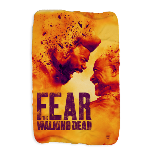 Fear The Walking Dead Season 7 Key Art Sherpa Blanket-0
