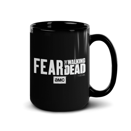 Fear The Walking Dead Just Us Black Mug-3