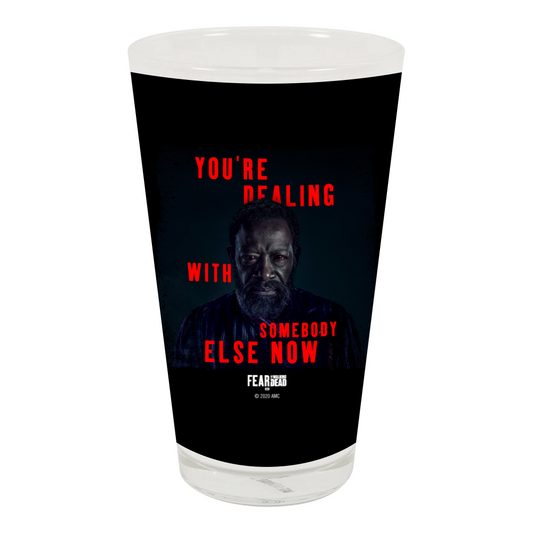 Fear The Walking Dead Season 6 Morgan Quote 17 oz Pint Glass-0