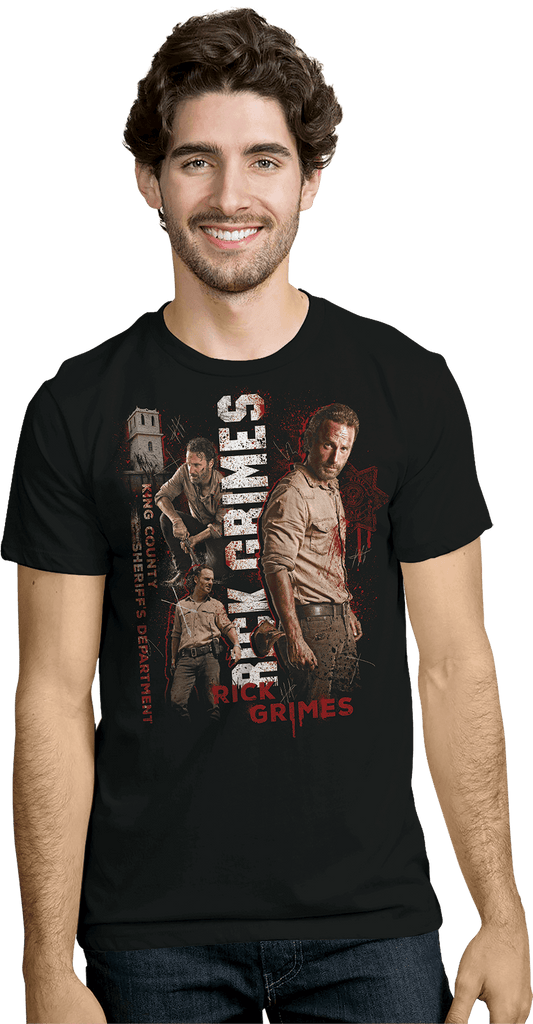 Supply Drop Q3 22 Rick Grimes T-Shirt Men's Replacement-0