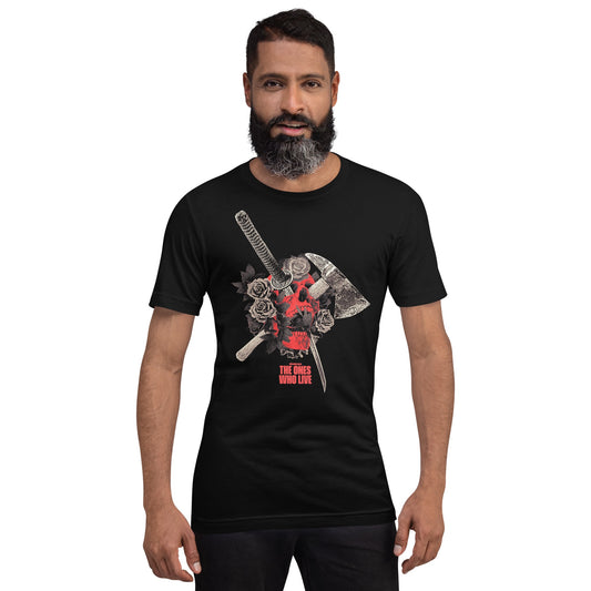 The Walking Dead: The Ones Who Live Floral Skull T-Shirt-2