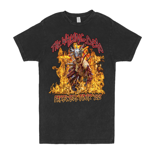The Walking Dead Farewell Tour Walker Vintage Distressed T-Shirt-0