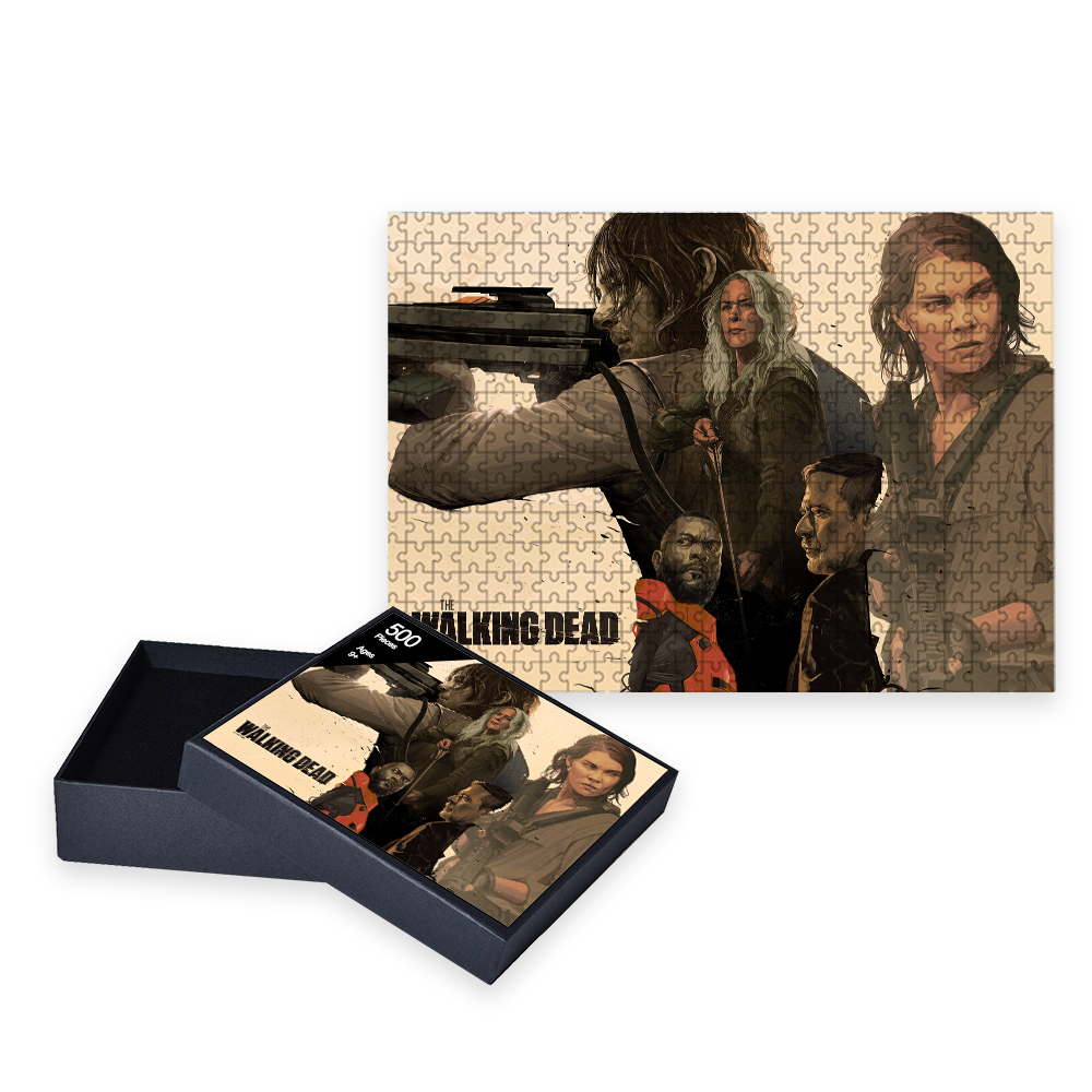The Walking Dead Poster Jigsaw Puzzle by Gianfranco Weiss - Fine Art America