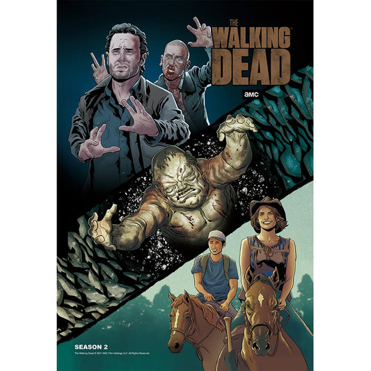 11 Weeks of TWD – Season 2 by Will Sliney & Dee Cunniffe Premium Gallery Wrapped Canvas-1