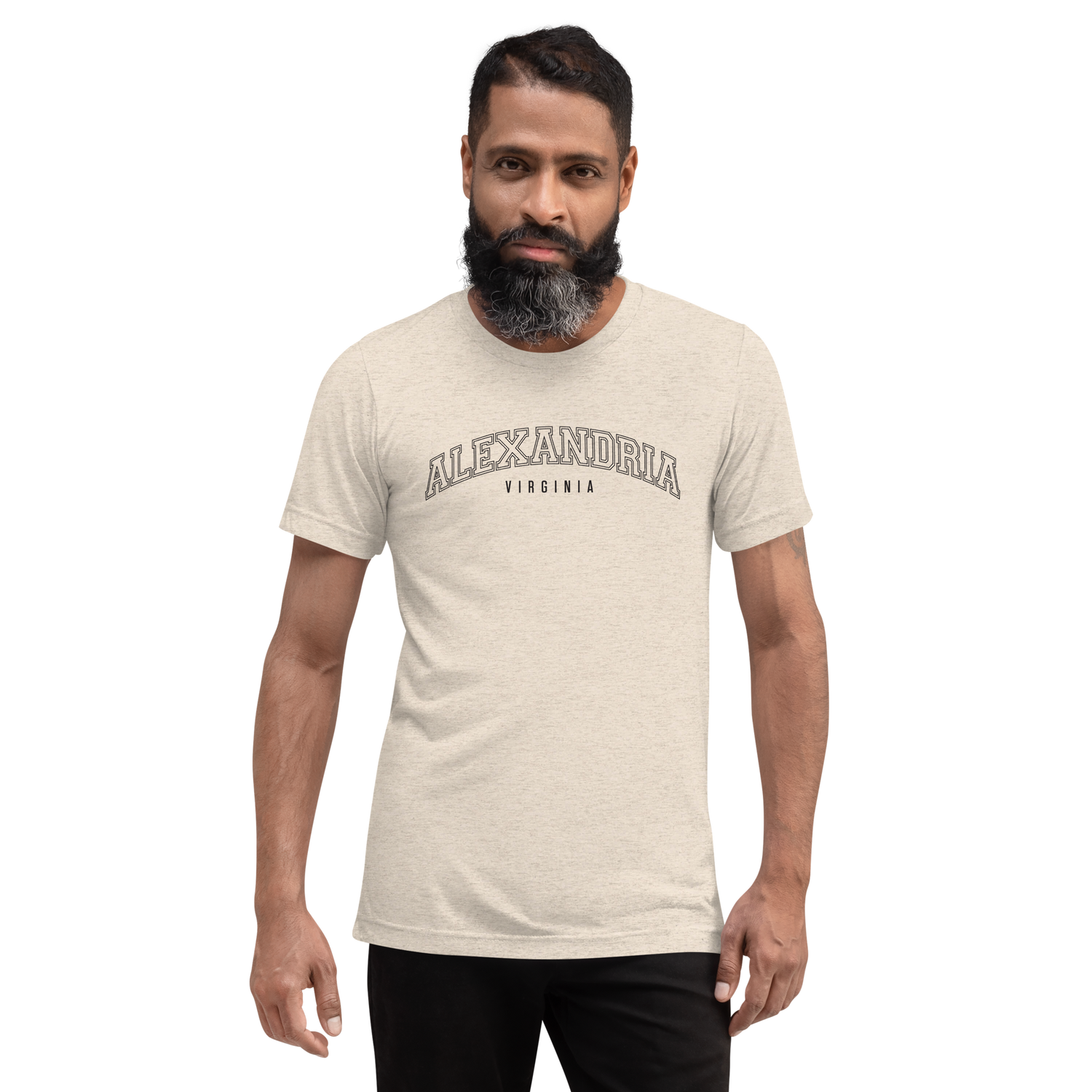 The Walking Dead Alexandria Collegiate Adult Tri-Blend T-Shirt