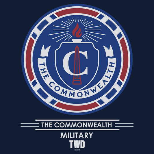 The Walking Dead Commonwealth Military Adult Tank Top-1