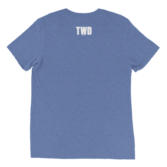 The Walking Dead Commonwealth Military Adult Tri-Blend T-Shirt-1