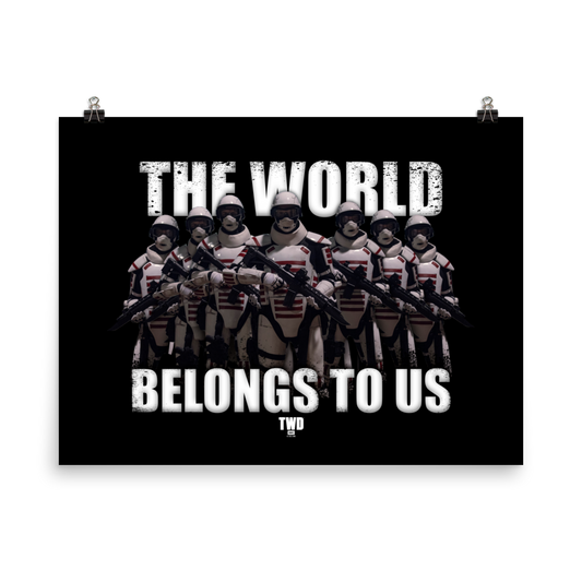 The Walking Dead Commonwealth Troopers Premium Satin Poster-0