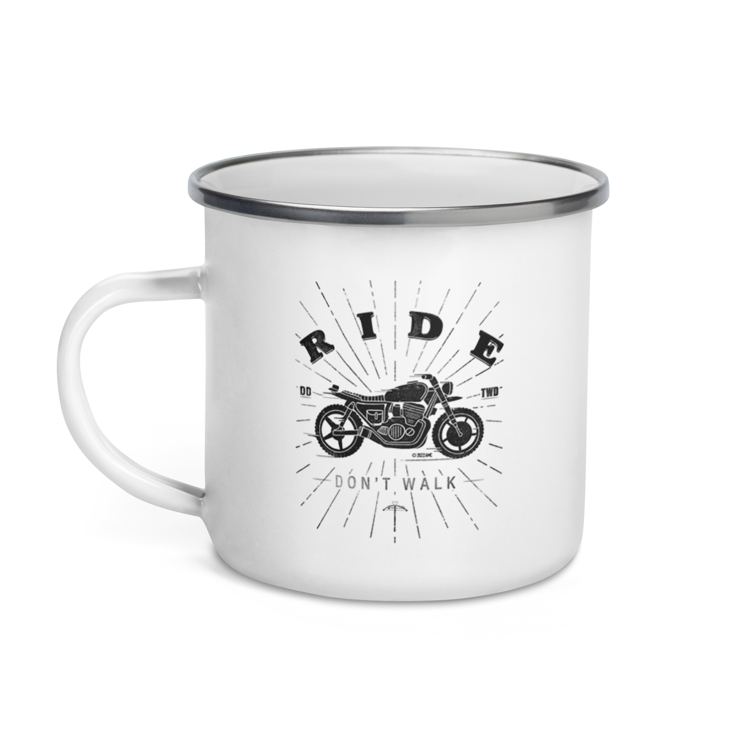The Walking Dead Daryl Ride Don't Walk Enamel Mug