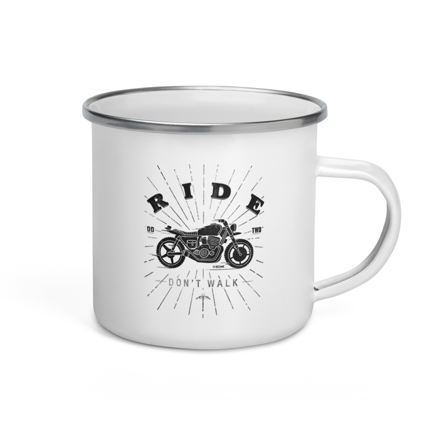 The Walking Dead Daryl Ride Don't Walk Enamel Mug