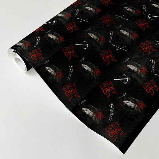 The Walking Dead Daryl Graffiti Wrapping Paper-2