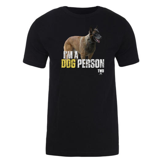 The Walking Dead Dog Person Adult Short Sleeve T-Shirt-0