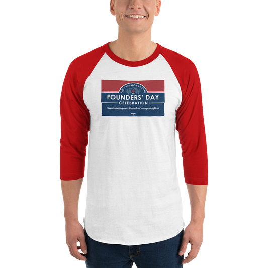 The Walking Dead Founder's Day Unisex 3/4 Sleeve Raglan Shirt-1