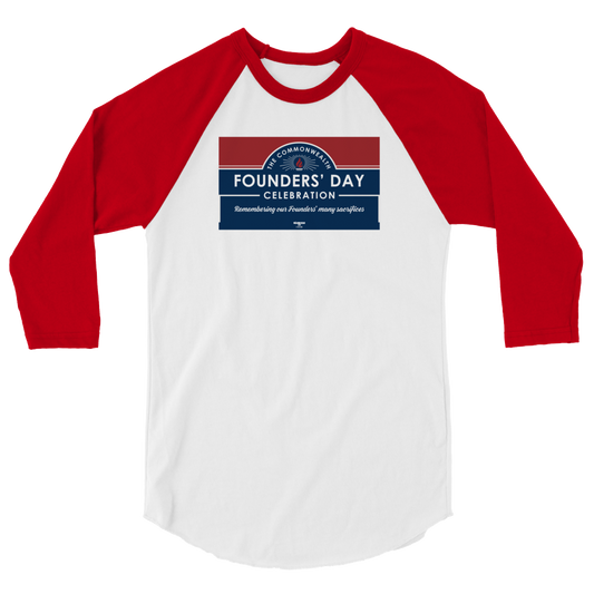 The Walking Dead Founder's Day Unisex 3/4 Sleeve Raglan Shirt-0