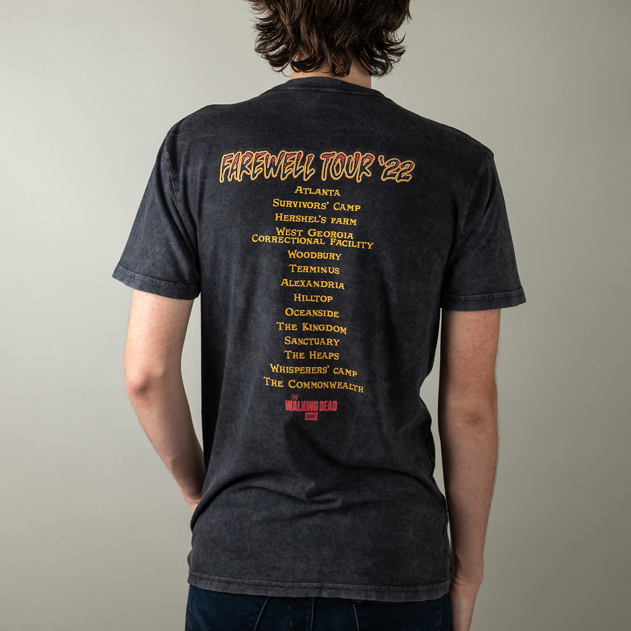 The Walking Dead Farewell Tour Walker Vintage Distressed T-Shirt