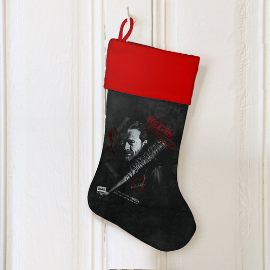 The Walking Dead Negan Graffiti Stocking-0