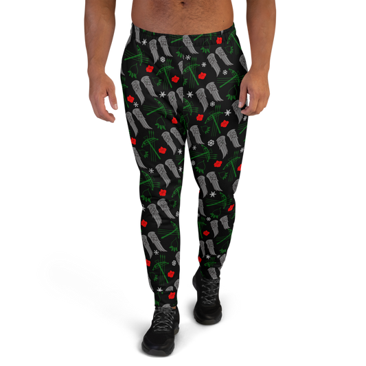 The Walking Dead Icons Holiday All-Over Print Men's Joggers-0
