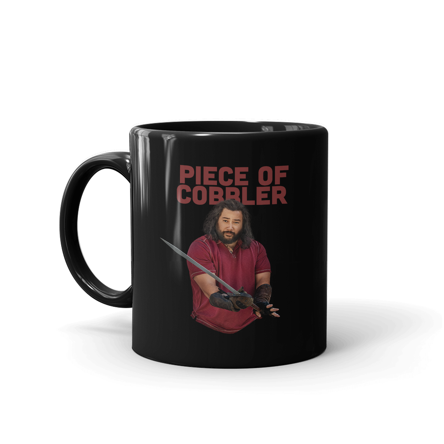 The Walking Dead Jerry Piece of Cobbler Black Mug