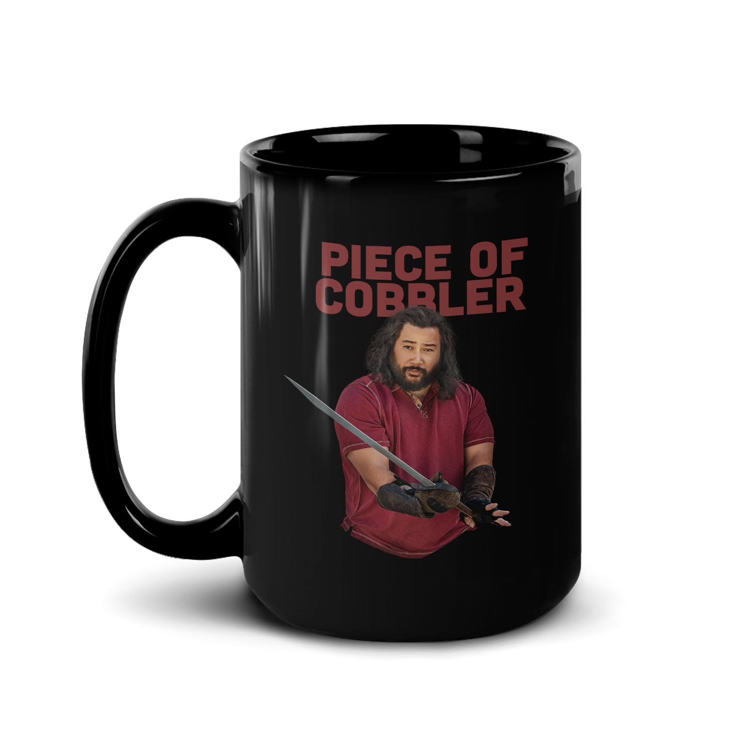 The Walking Dead Jerry Piece of Cobbler Black Mug