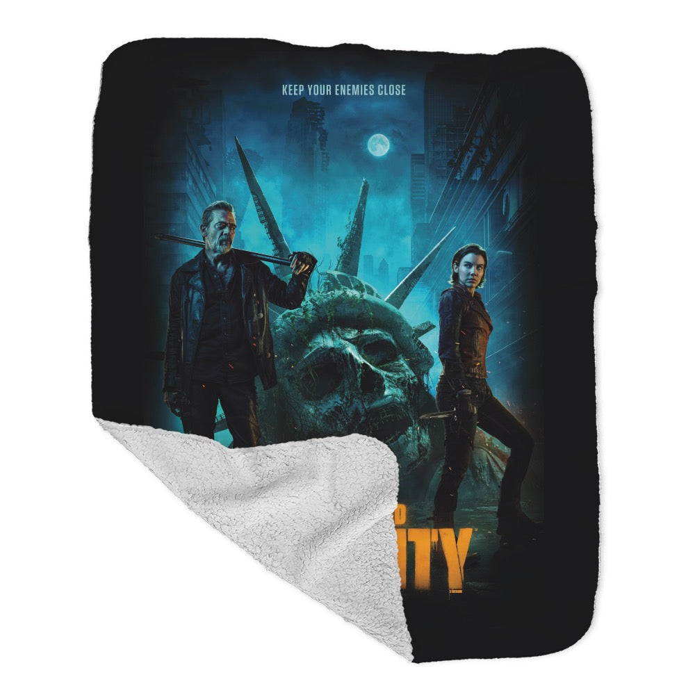 Dead City Key Art Sherpa Blanket