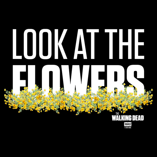 The Walking Dead Look At The Flowers Adult Short Sleeve T-Shirt-1