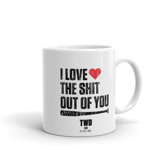 The Walking Dead Lucille Love You White Mug-3