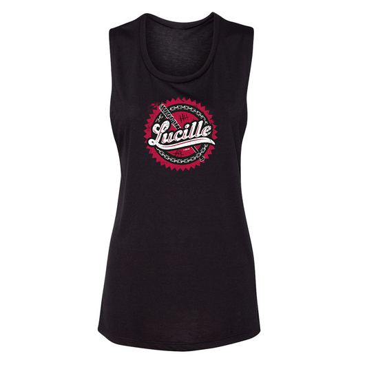 The Walking Dead Lucille Women's Muscle Tank Top-0