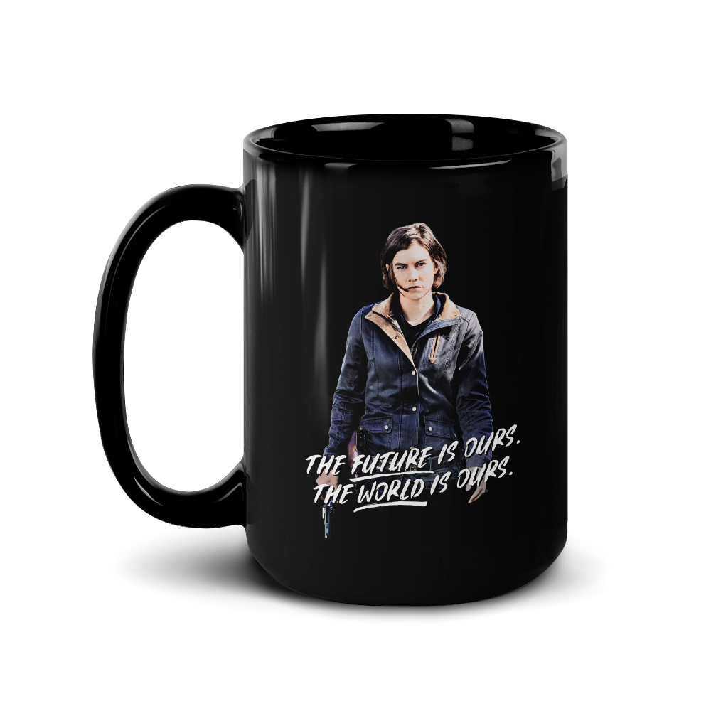 The Walking Dead Maggie The World Is Ours Black Mug