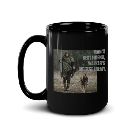 The Walking Dead Man's Best Friend Black Mug-2