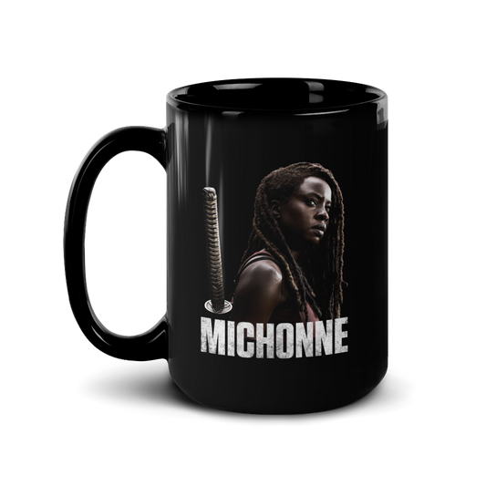 The Walking Dead Michonne Season 10 Black Mug-2