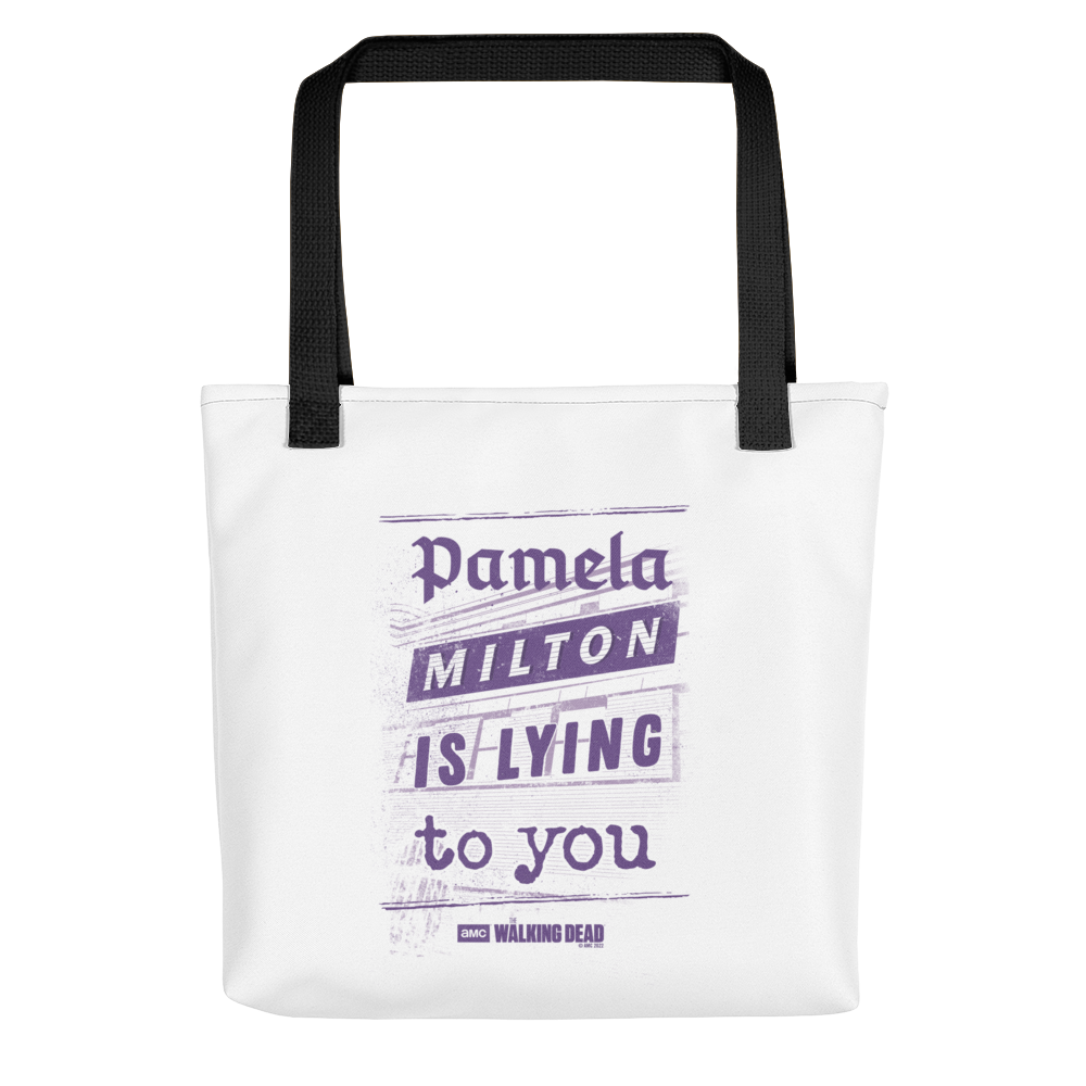 The Walking Dead Milton Newspaper Premium Tote Bag