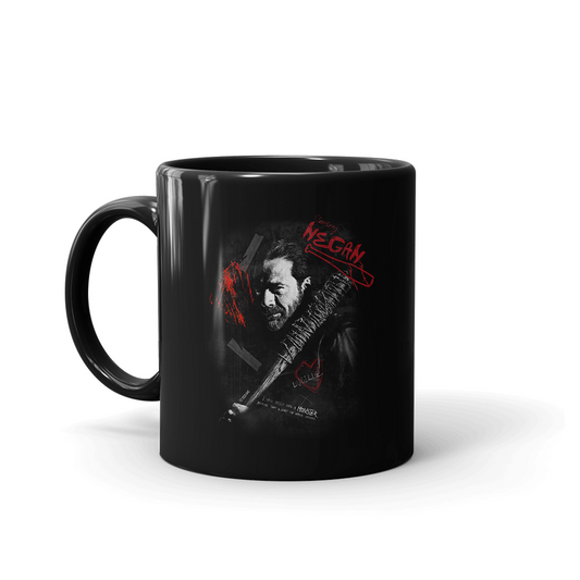 The Walking Dead Negan Graffiti Black Mug-0