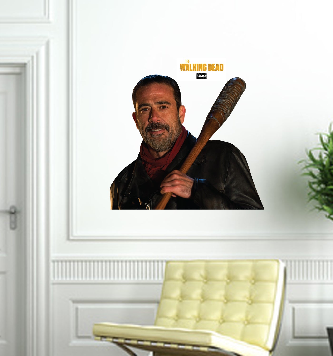 The Walking Dead Negan WallJammer Wall Decal