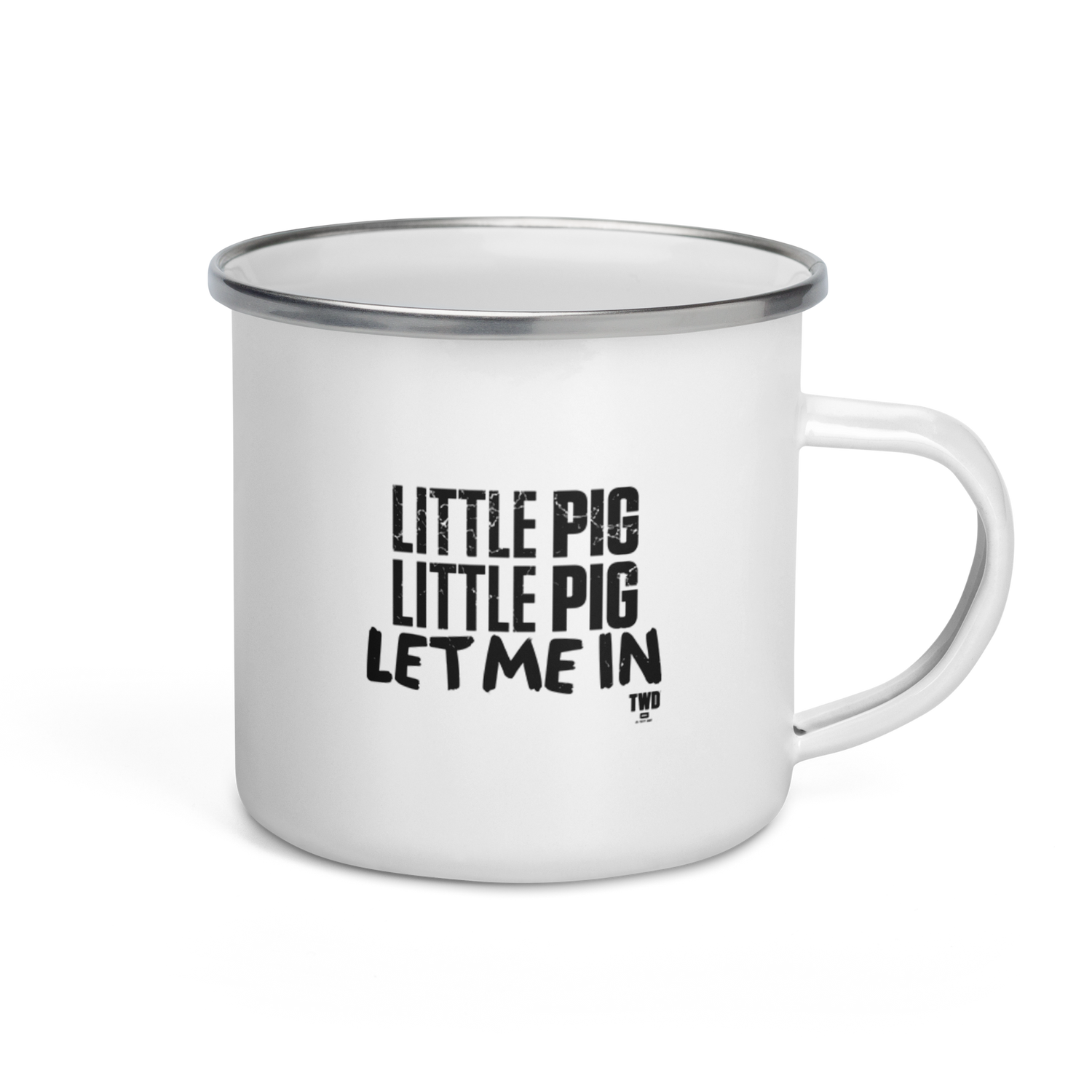 The Walking Dead Negan Little Pig Enamel Mug