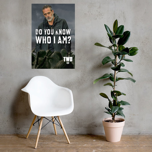The Walking Dead Do You Know Quote Premium Satin Poster-1