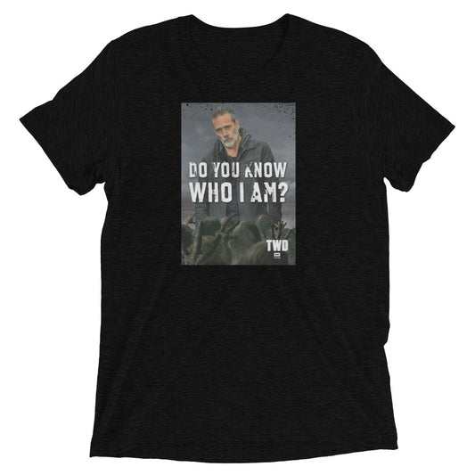 The Walking Dead Do You Know Quote Adult Tri-Blend T-Shirt-0