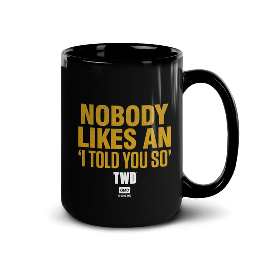 The Walking Dead Negan Told You So Black Mug-3