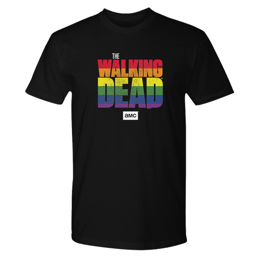 The Walking Dead Pride Logo Adult Short Sleeve T-Shirt-0