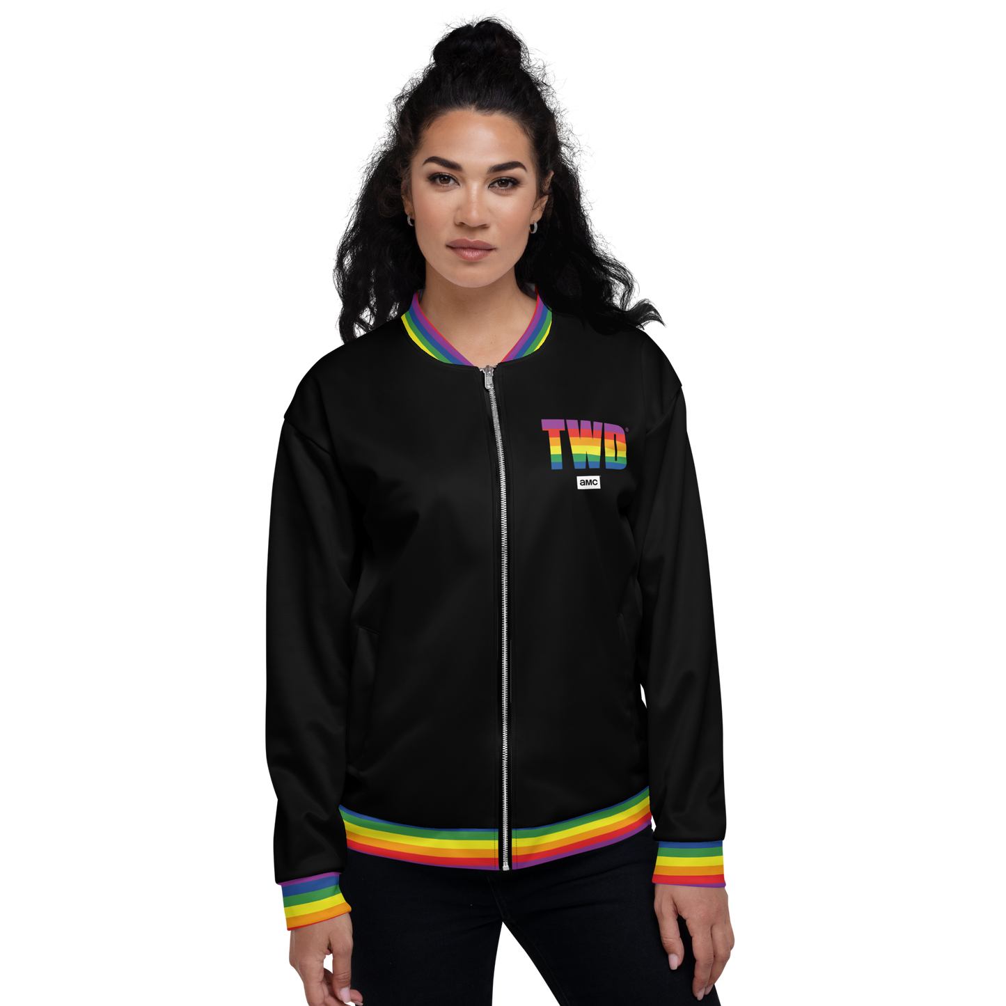 The Walking Dead Pride Logo Unisex Bomber Jacket