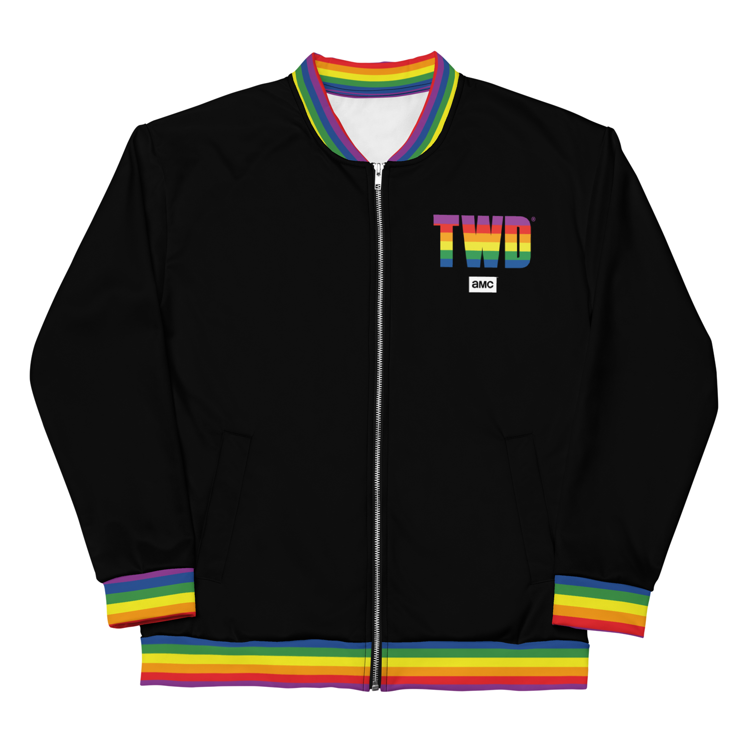 The Walking Dead Pride Logo Unisex Bomber Jacket