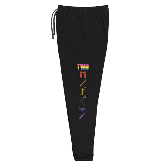 The Walking Dead Pride Icons Stack Adult Fleece Joggers-0
