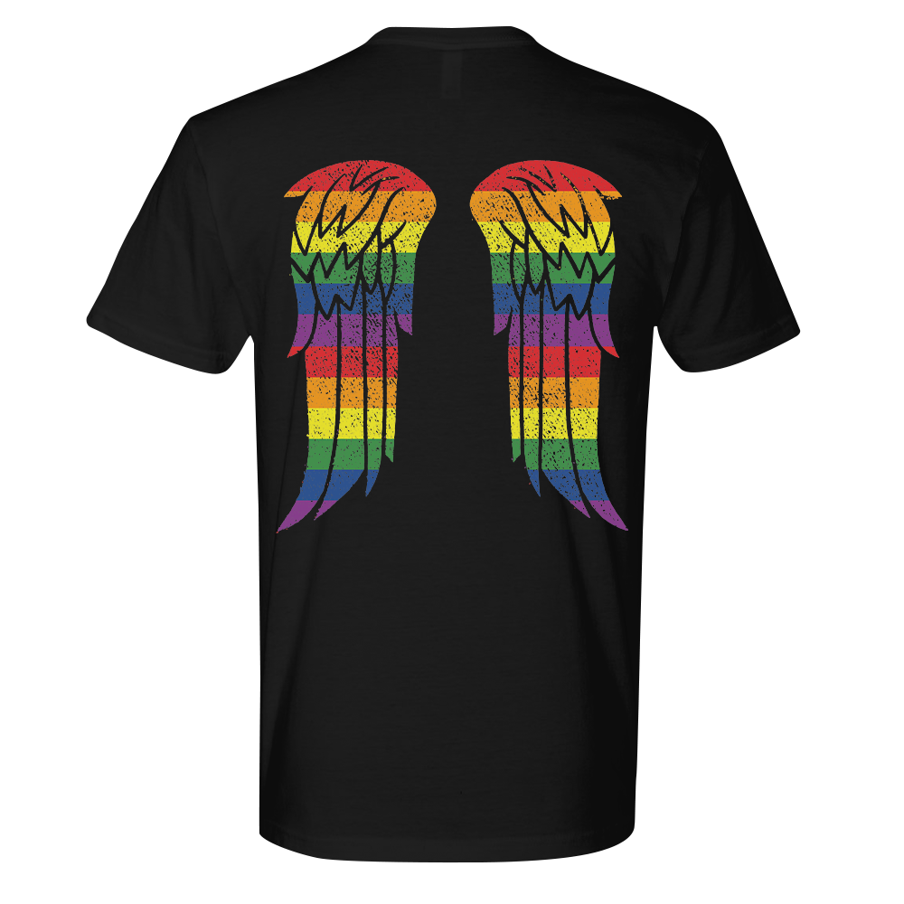 The Walking Dead Pride Wings Adult Short Sleeve T-Shirt