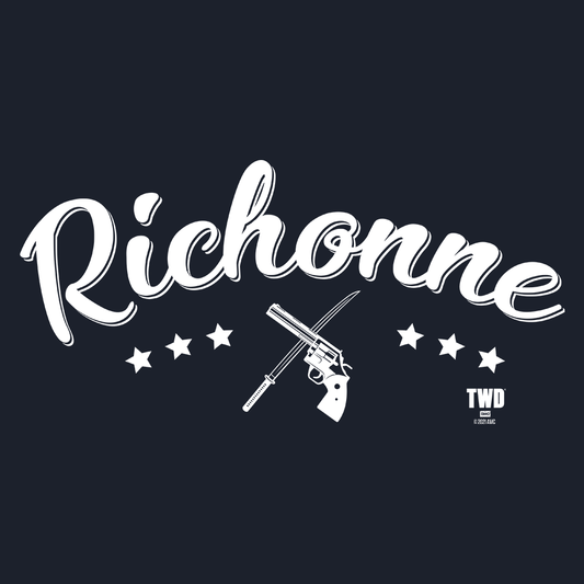 The Walking Dead Richonne Adult Short Sleeve T-Shirt-1