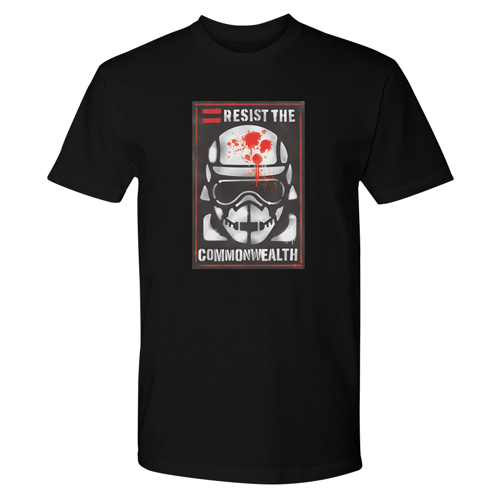 The Walking Dead Resist the Commonwealth Adult Short Sleeve T-Shirt