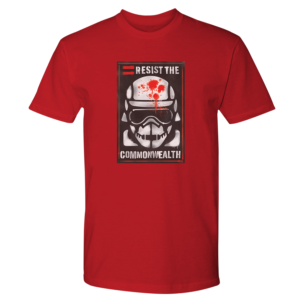 The Walking Dead Resist the Commonwealth Adult Short Sleeve T-Shirt